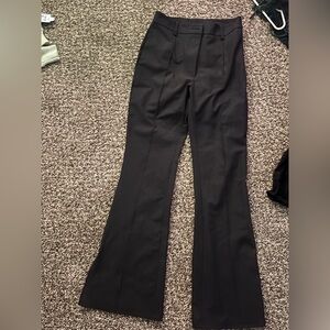 SHEIN Classic Black Flare Dress Pants